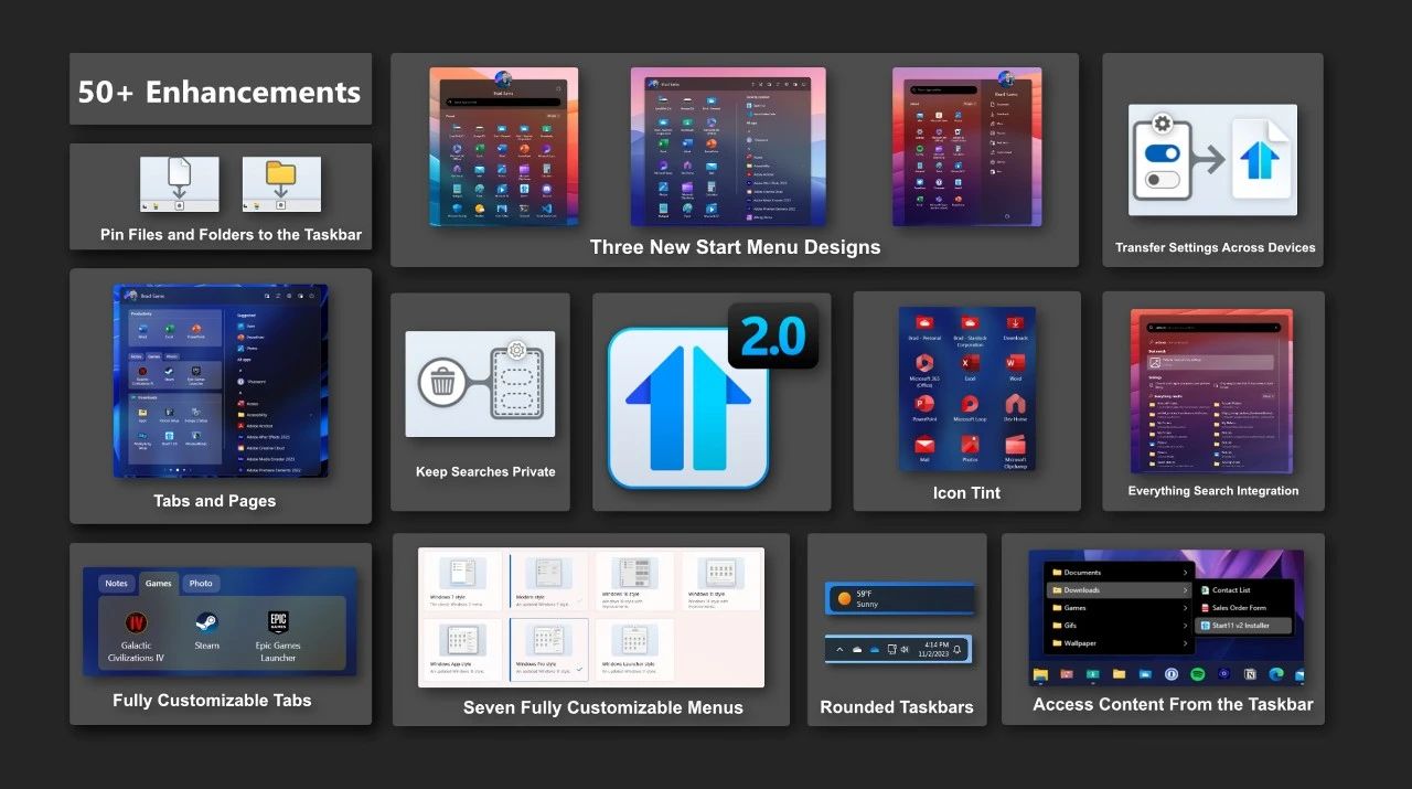 1 月特惠!开始菜单美化工具 Start11 限时 7 折,仅需 24.5 元,正版软件促销活动,第1张 1 月特惠!开始菜单美化工具 Start11 限时 7 折,仅需 24.5 元,正版软件促销活动,第1张