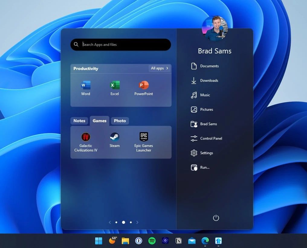 1 月特惠!开始菜单美化工具 Start11 限时 7 折,仅需 24.5 元,正版软件促销活动,第6张 1 月特惠!开始菜单美化工具 Start11 限时 7 折,仅需 24.5 元,正版软件促销活动,第6张
