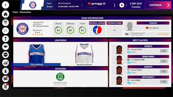 国际篮球经理2026,安卓手游,第4张