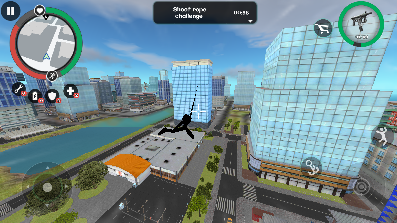 火柴人绳索英雄2,安卓手游,第3张