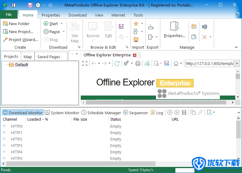 离线浏览工具 Offline Explorer Enterprise 便携版,网络浏览,第1张 离线浏览工具 Offline Explorer Enterprise 便携版,Offline Explorer(离线浏览工具) Enterprise v8.6.0.4976 便携版,网络浏览,第1张